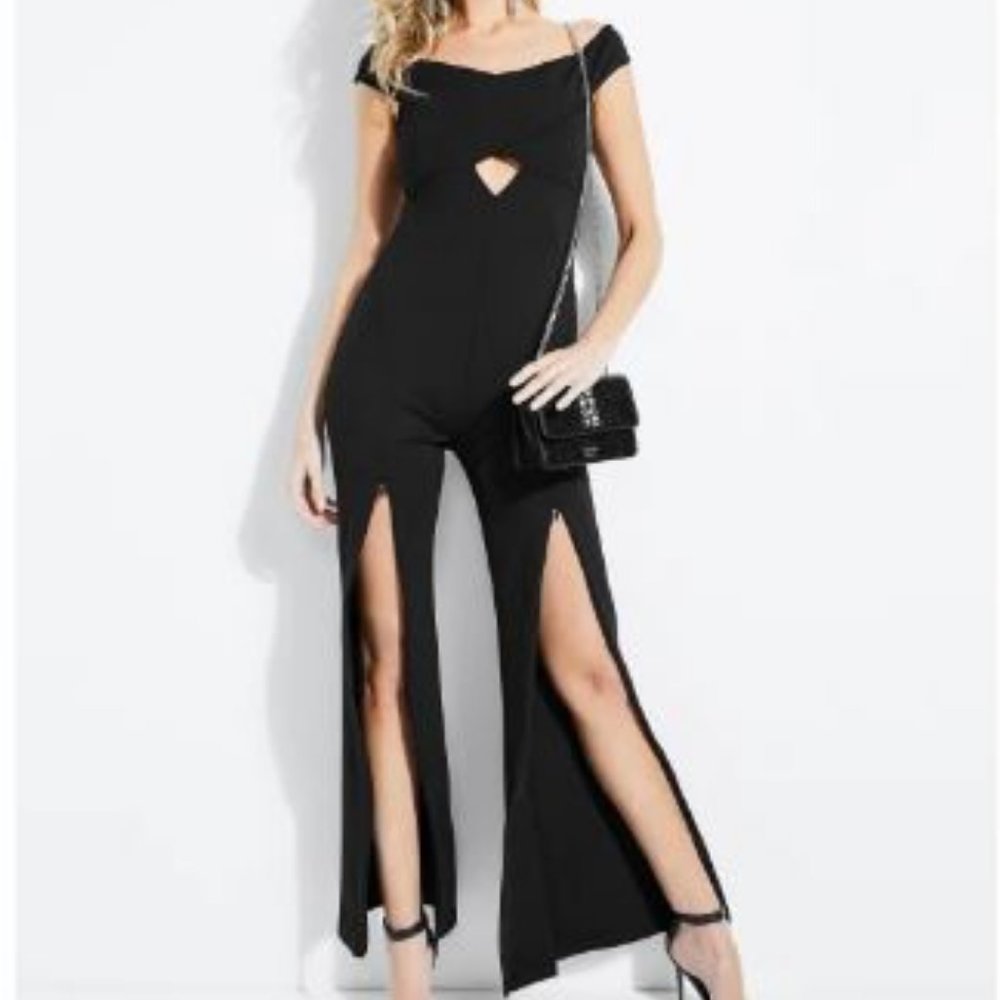 New- GUESS JAZIEL CUTOUT JUMPSUIT